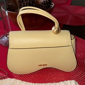 Cult Gaia Kazia Cross Body (burro) with Gold Accents